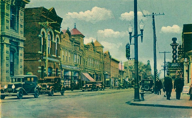 Prior to the Great Fire of 1933, Cornwall, Ontario