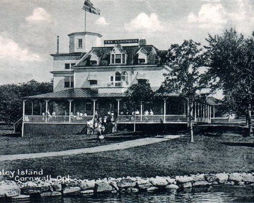 The Algonquin Hotel on Stanley Island, near Cornwall, Ontario