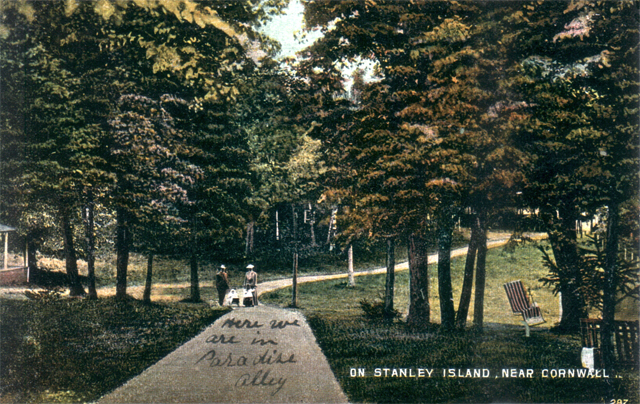 The Algonquin Hotel on Stanley Island, near Cornwall, Ontario