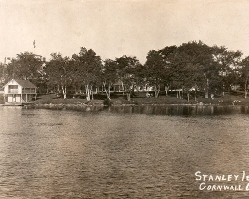 River Front View of Stanley Island, near Cornwall, Ontario