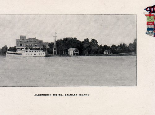 The Algonquin Hotel on Stanley Island, near Cornwall, Ontario