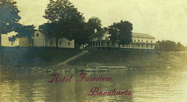 Hotel Fairview on Barnhart Island, Cornwall, Ontario