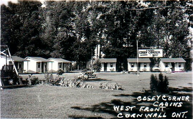 The Cosey Corner Cabins, Cornwall, Ontario