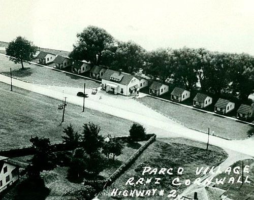 Ariel view of Parco Village, Summerstown, near Cornwall, Ontario