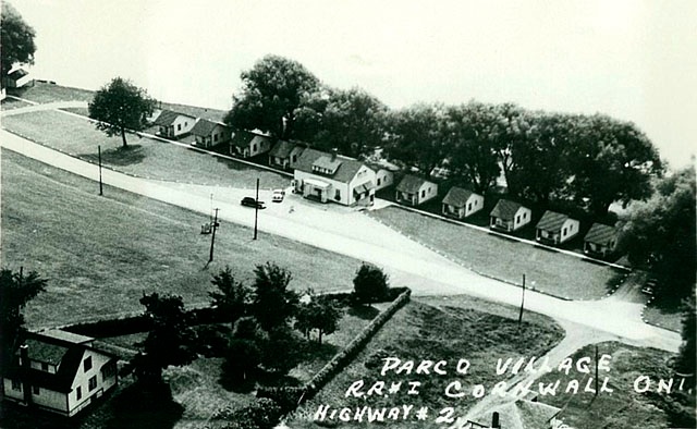 Ariel view of Parco Village, Summerstown, near Cornwall, Ontario