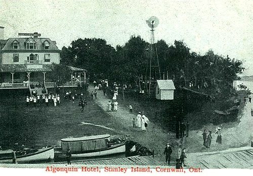 The Algonquin Hotel on Stanley Island, near Cornwall, Ontario