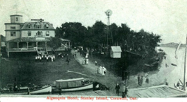 The Algonquin Hotel on Stanley Island, near Cornwall, Ontario