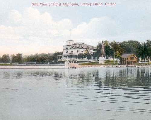 The Algonquin Hotel on Stanley Island, near Cornwall, Ontario