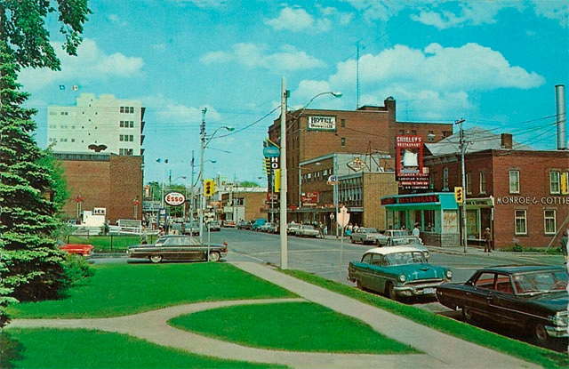 Second Street near Augustus Street. Cornwall, Ontario