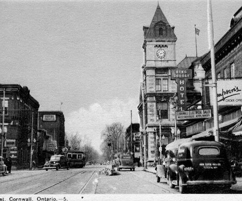 Corner of Second & Pitt Streets. Cornwall, Ontario