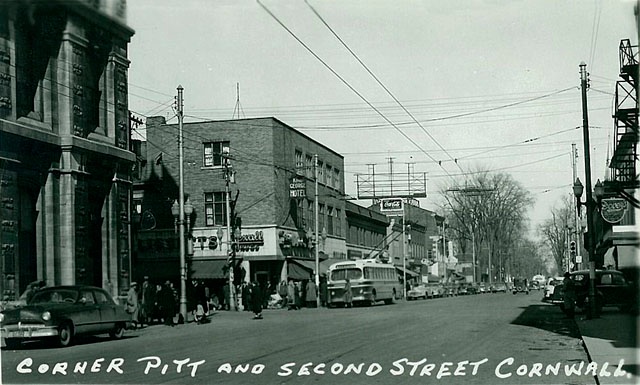 Pitt and Second Street. Cornwall, Ontario