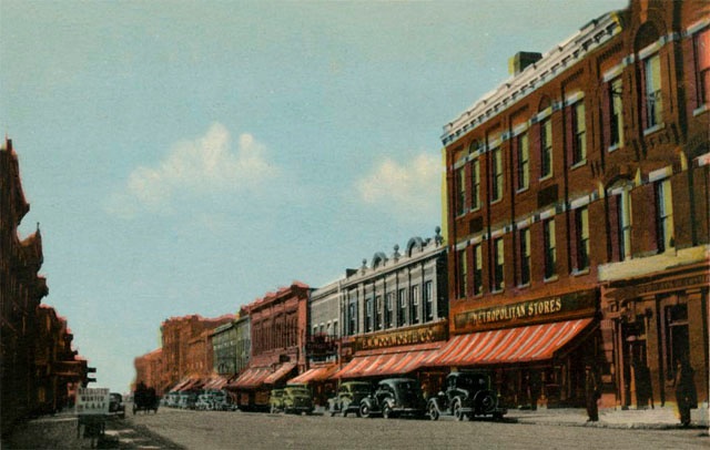 Pitt Street ca 1939. Cornwall, Ontario