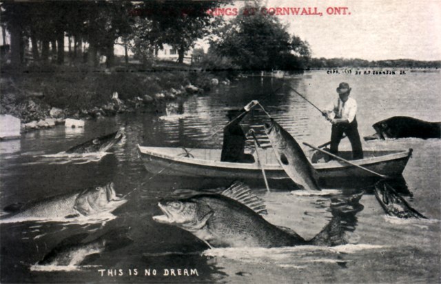 Tourist card, Cornwall, Ontario