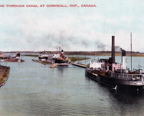 Earlier ships at Howard Smith Paper Mill / Domtar, Cornwall, Ontario