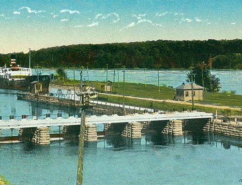 Lock 21 at Dickinson’s Landing. Cornwall, Ontario