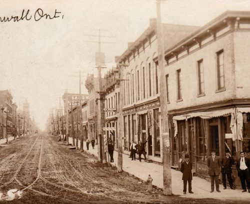 Pitt Street opposite the Court House, Cornwall, Ontario