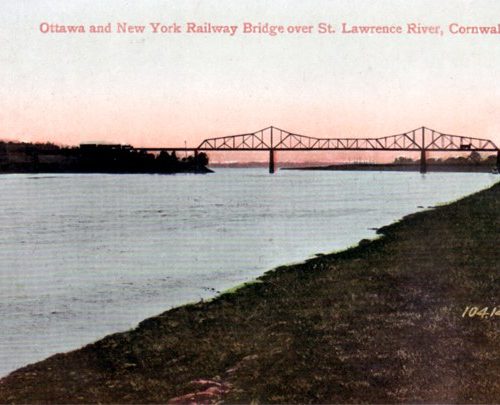 Ottawa & New York railway bridge.