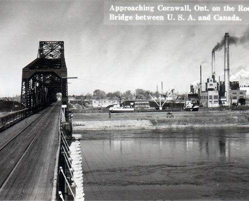 Roosevelt Bridge and Howard Smith Paper Mill