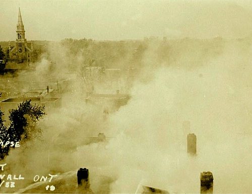 Cornwall, Ontario. Fires of 1933. Many volunteered to help