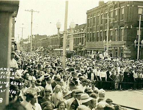 Cornwall, Ontario. Fires of 1933. Crowds Grew As News of the Fire Spread