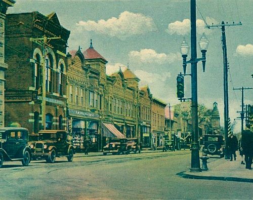 Prior to the Great Fire of 1933, Cornwall, Ontario