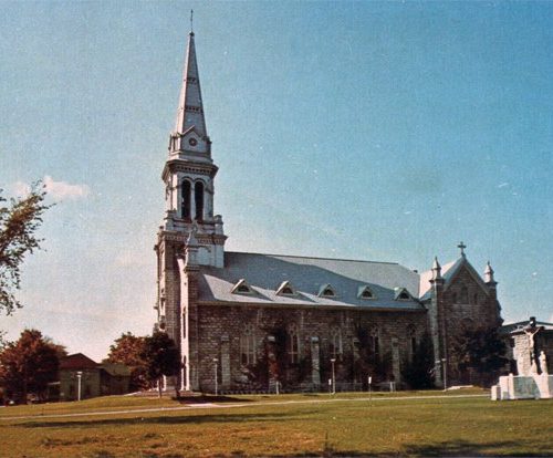 Side view St. Columban’s Church.