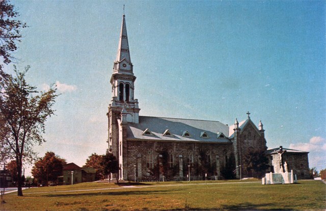 Side view St. Columban’s Church.