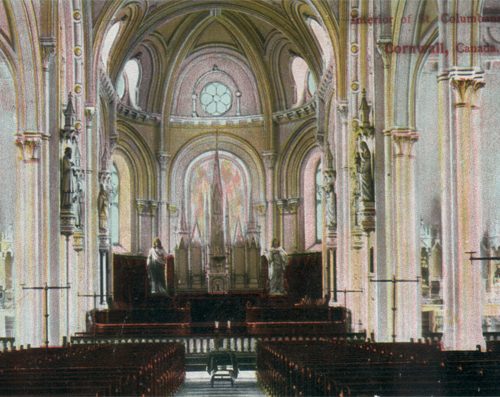 Interior of St. Columban's Church