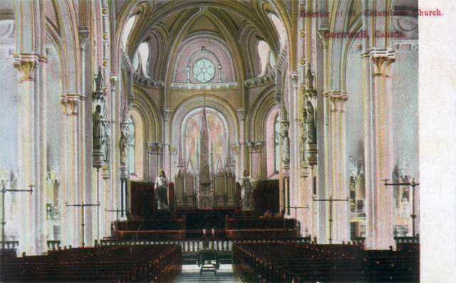 Interior of St. Columban's Church