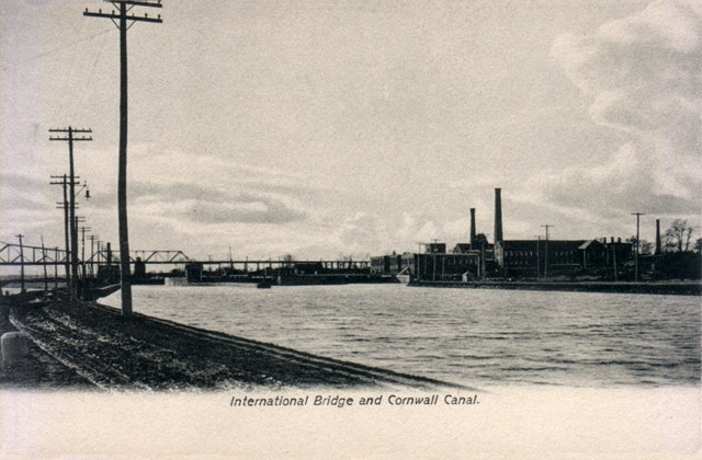 The International Bridge and the Cornwall Canal