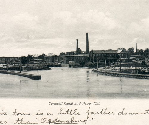 The Toronto Paper Mill was later known as Howard Smith Paper Mill