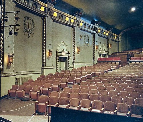 Eastern view of auditorium.