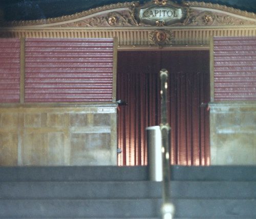 Stairs leading up to the theatre.