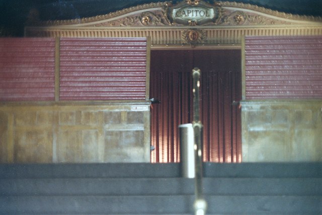 Stairs leading up to the theatre.