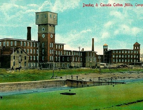 The Dundas Mill and the Canada Cottons Mill