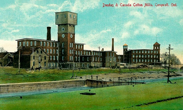 The Dundas Mill and the Canada Cottons Mill