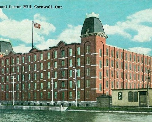 Stormont Cotton Mill & Flagstaff, Cornwall, Ontario