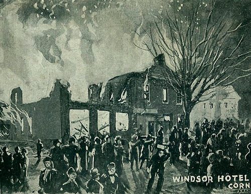 Cornwall, Ontario. Windsor Hotel Fire March 1909.