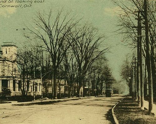 Second Street looking West from Sydney Street, Cornwall, Ontario