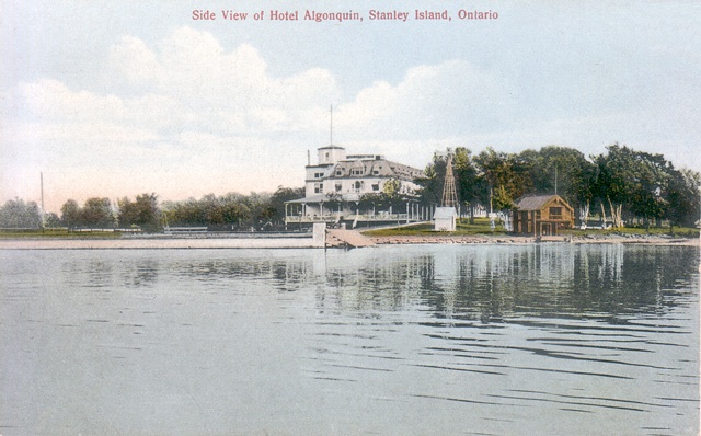 The Algonquin Hotel on Stanley Island, near Cornwall, Ontario