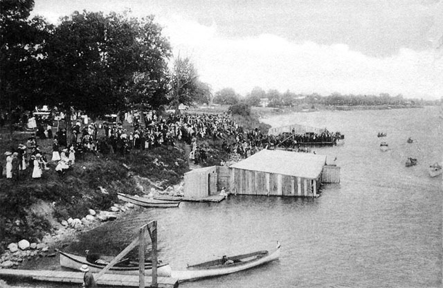 Regatta at St. Lawrence Park East of Cornwall, Ontario