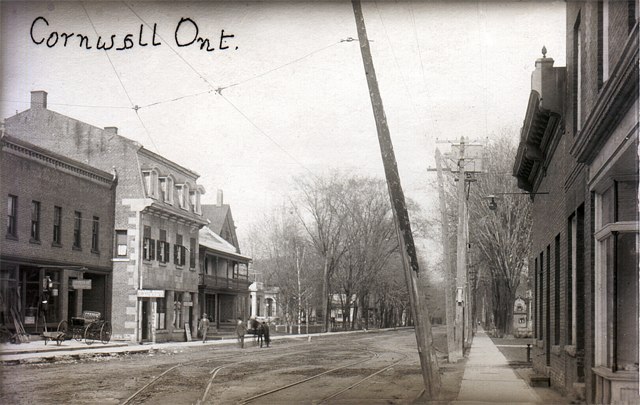 Second Street looking East. Cornwall, Ontario