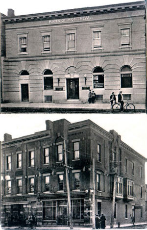 Bank of Montreal and Bank of Commerce. Cornwall, Ontario