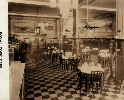 Interior of the Royal York Cafe, 205 Pitt Street, Cornwall, Ontario