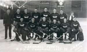 Cornwall Flyers, O.D.H.A. Champions 1937-1938, Cornwall, Ontario