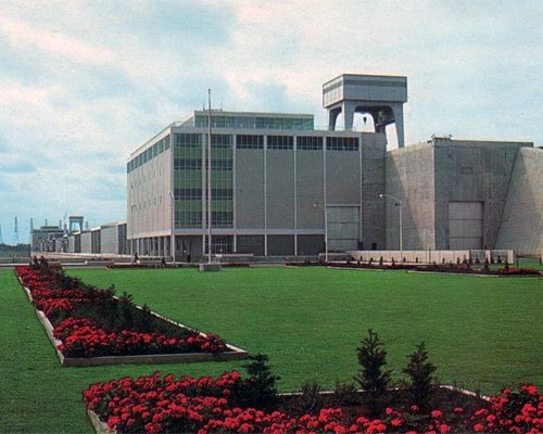 Ontario Hydro Robert H. Saunders generating station. Cornwall, Ontario