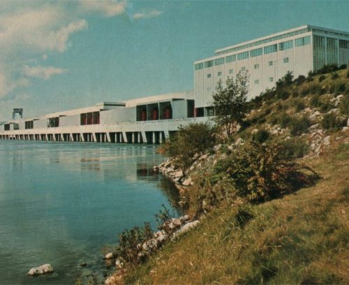 Robert H. Saunders Power Station and Generating Dam. Cornwall, Ontario