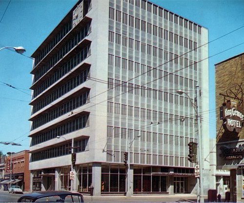 The St. Lawrence Seaway Authority Building. Cornwall, Ontario