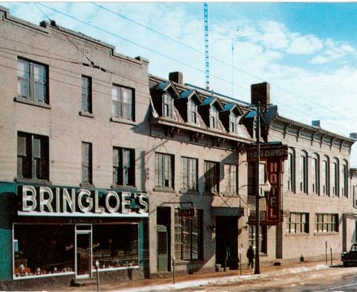 1955 The foot of Pitt Street, east side. Cornwall, Ontario