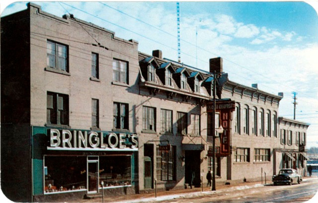 1955 The foot of Pitt Street, east side. Cornwall, Ontario